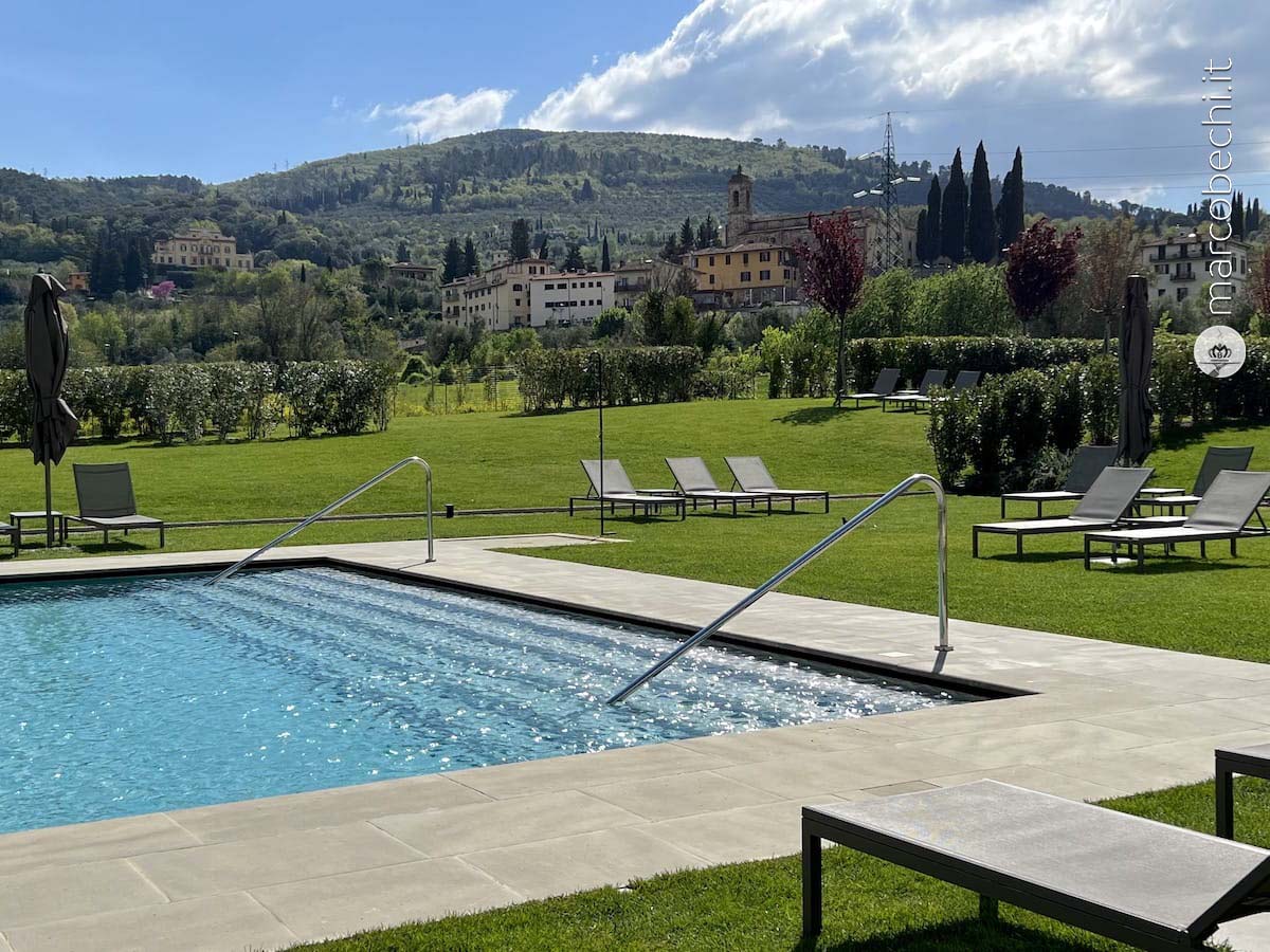 Villa La Massa La piscina riscaldata