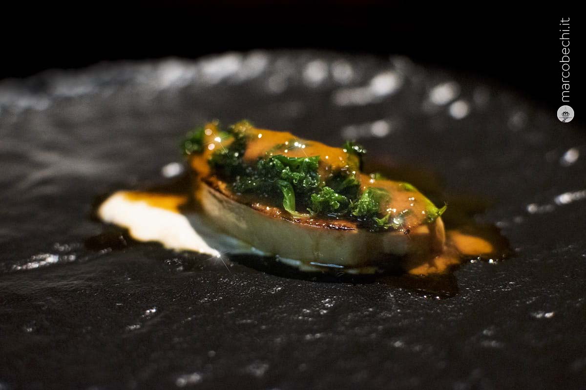 Foie gras e ricci di mare