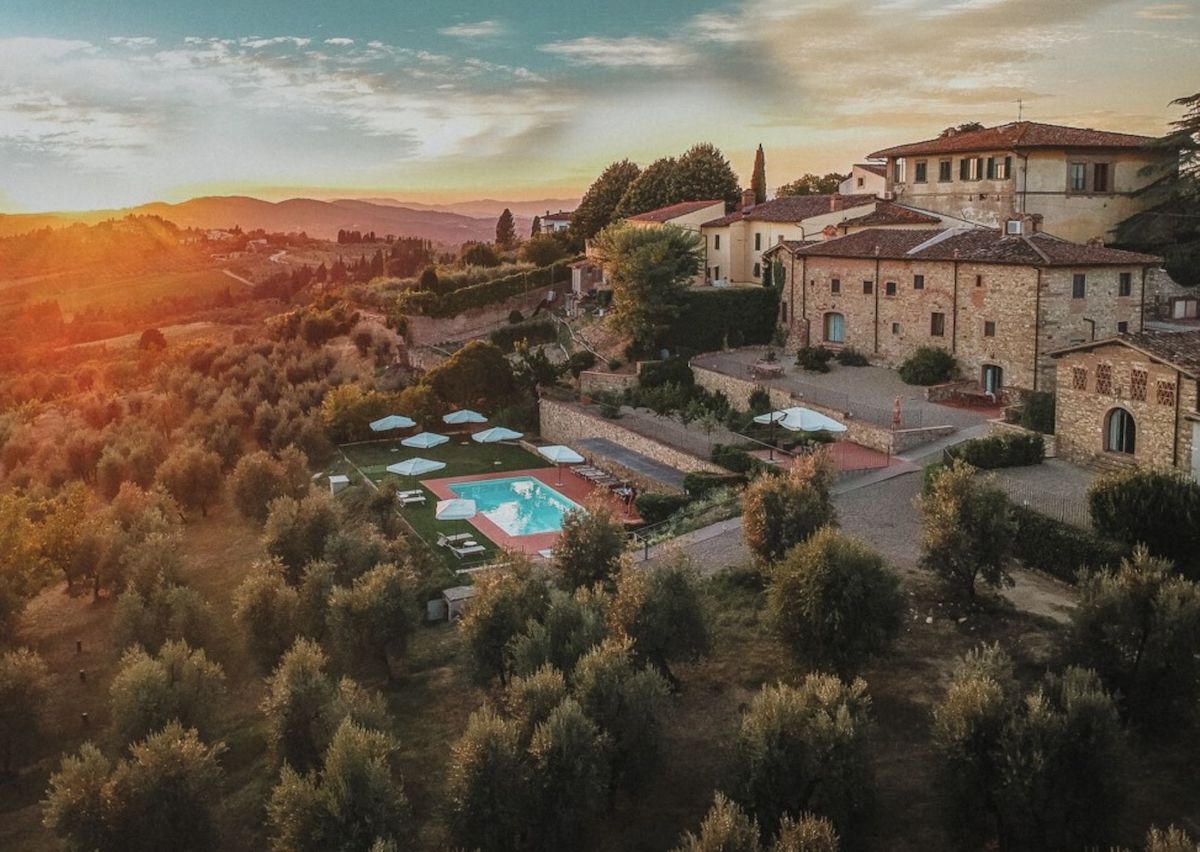 Villa Olmo vista dall'alto