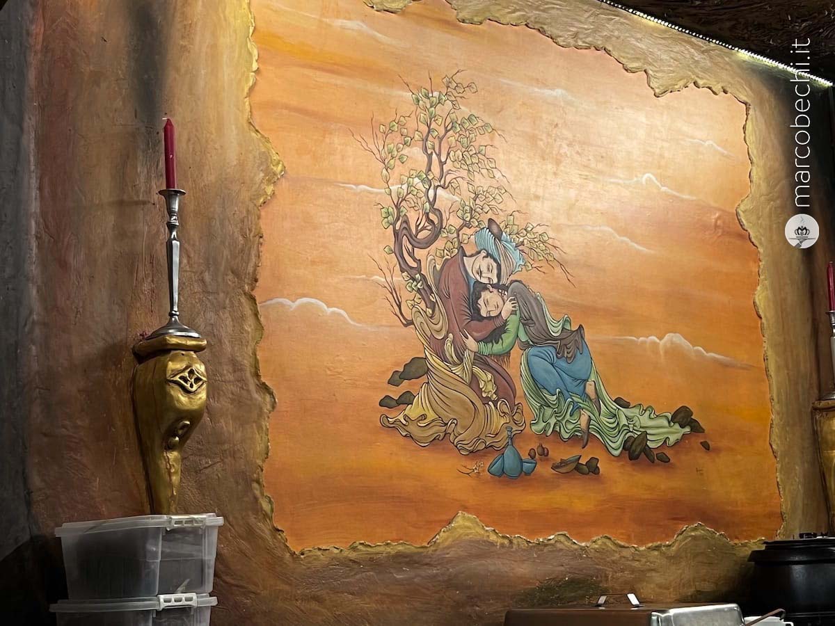 Decorazioni sulle pareti a Kish
