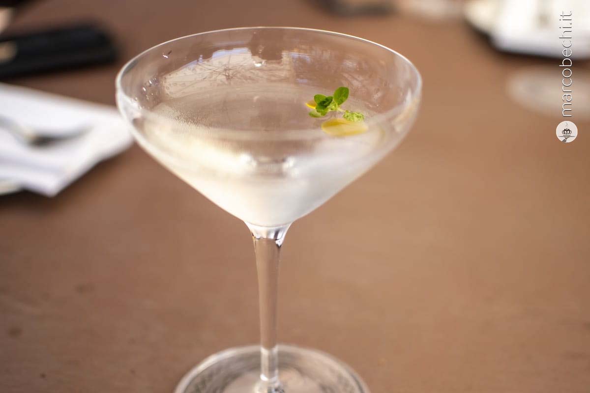 Cocktail Martini con Olio Evo Diadema