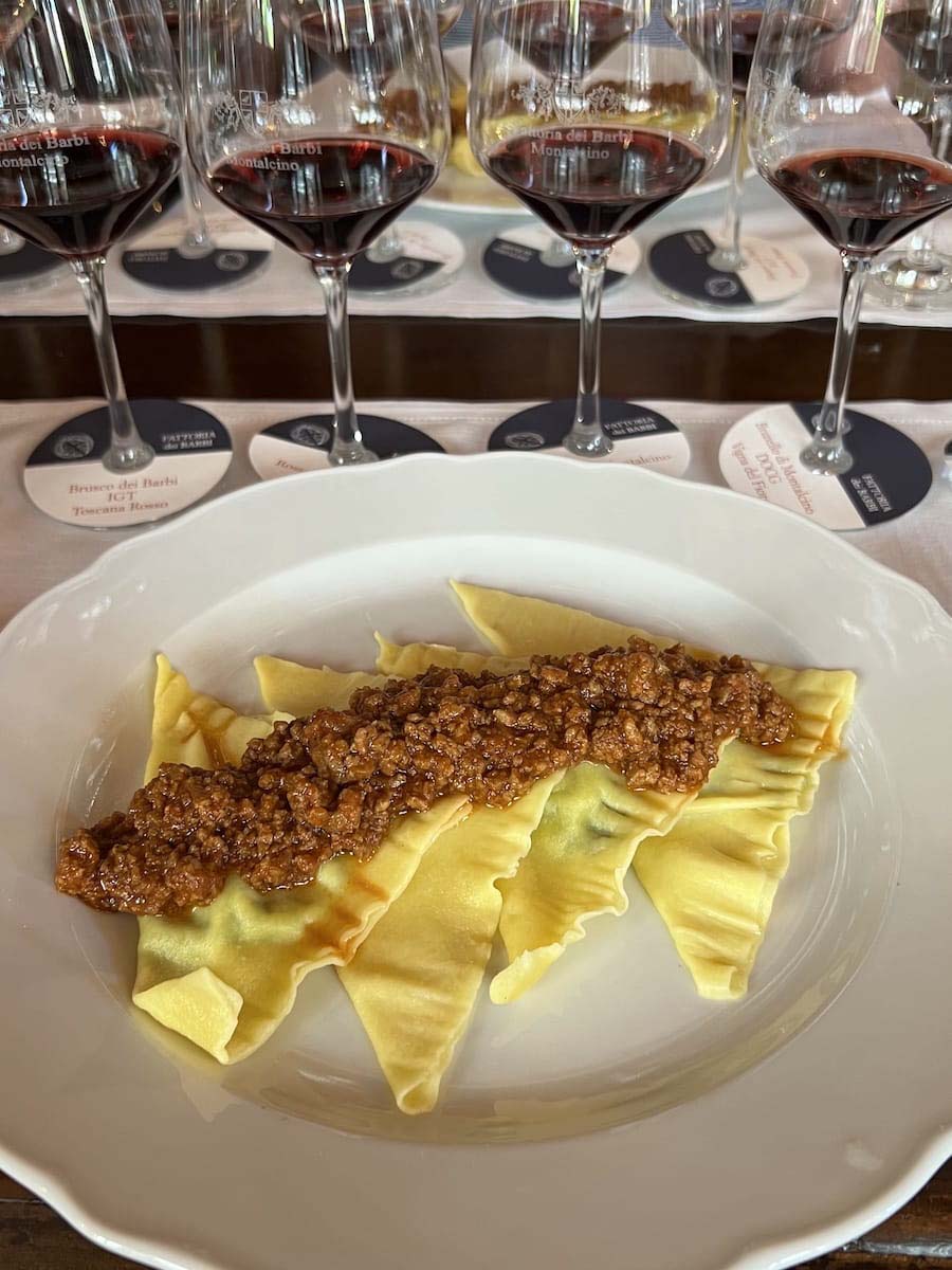 I ravioli al ragù toscano