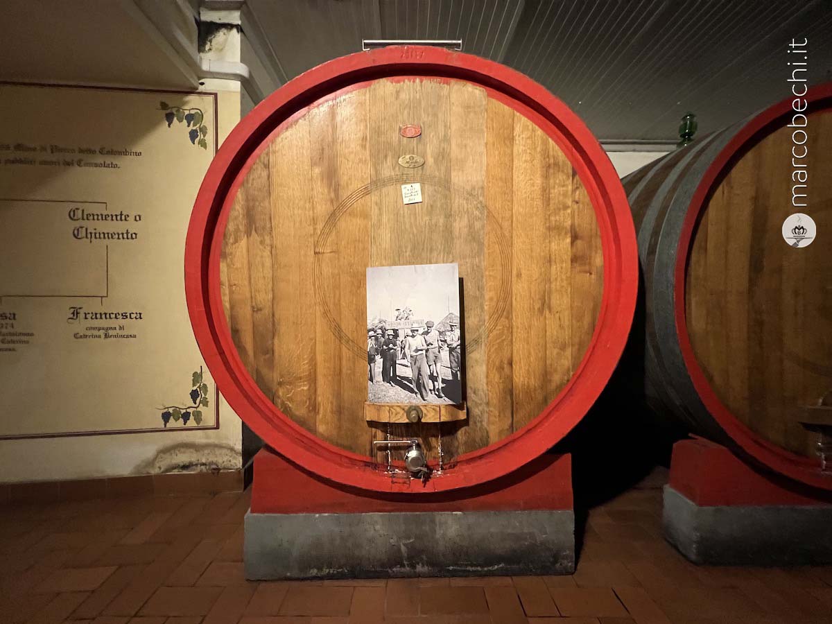 La cantina della Fattoria dei Barbi