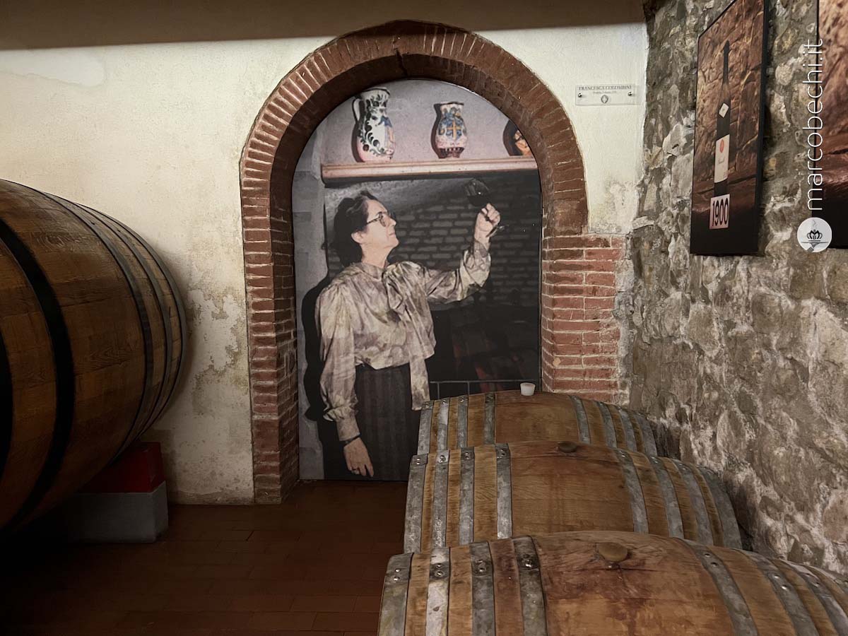 La cantina della Fattoria dei Barbi