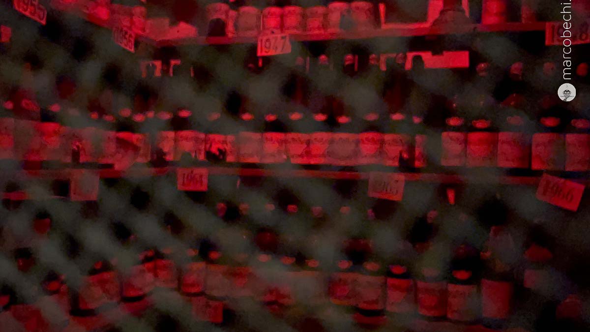 La raccolta privata con le bottiglie storiche