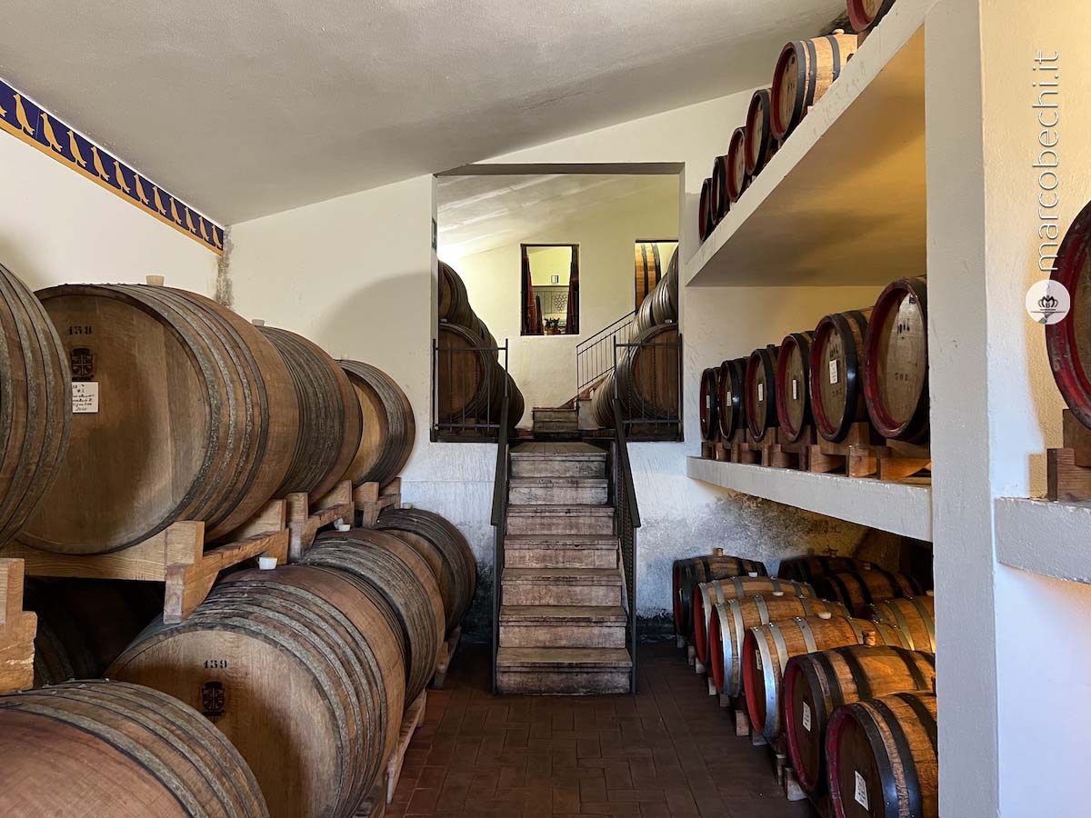 La cantina della Fattoria dei Barbi