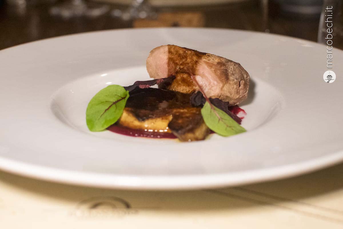 Suprema di Fagiano, Fois gras e Barbabietola