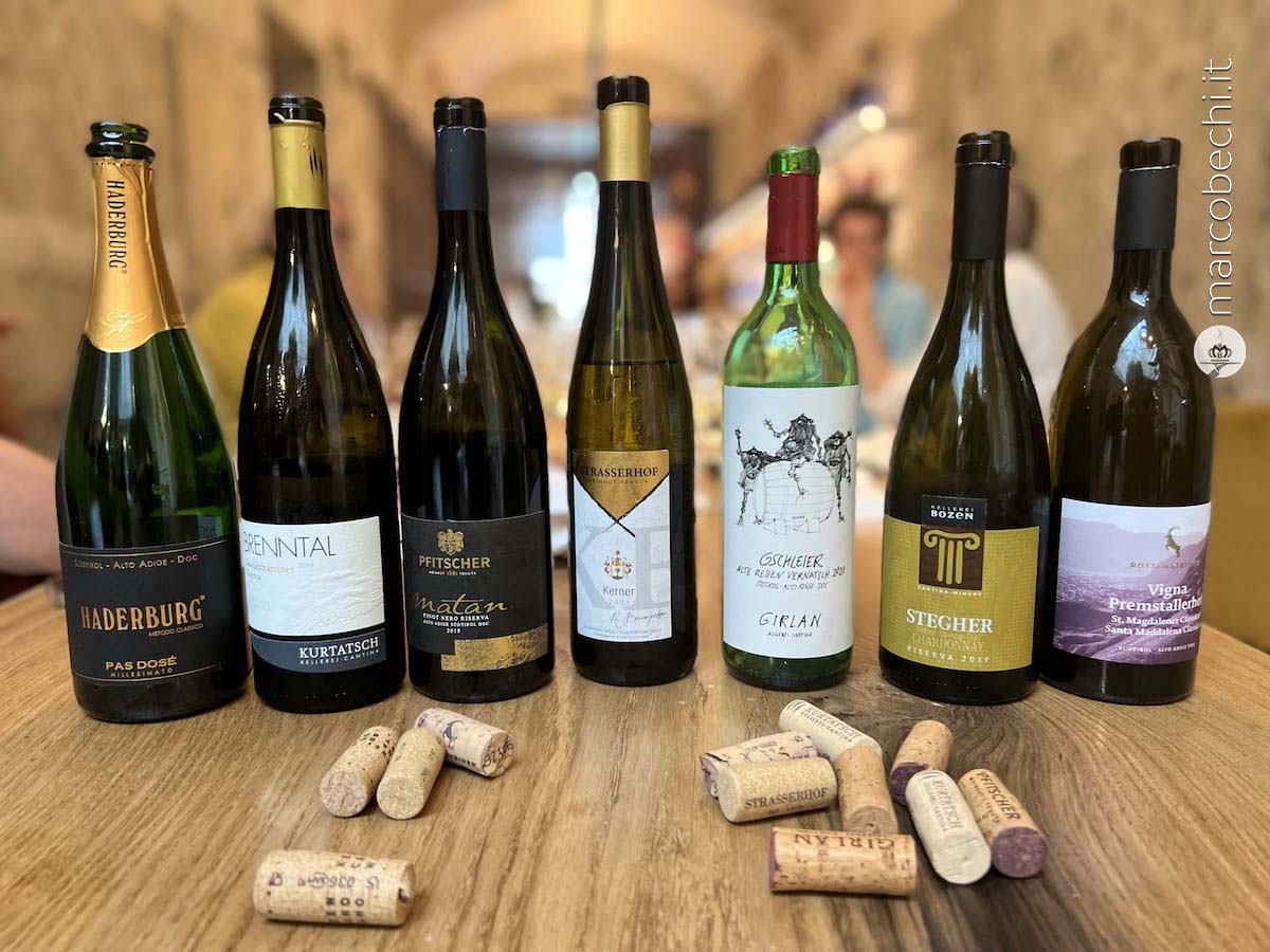 Vini Alto Adige a La Menagere