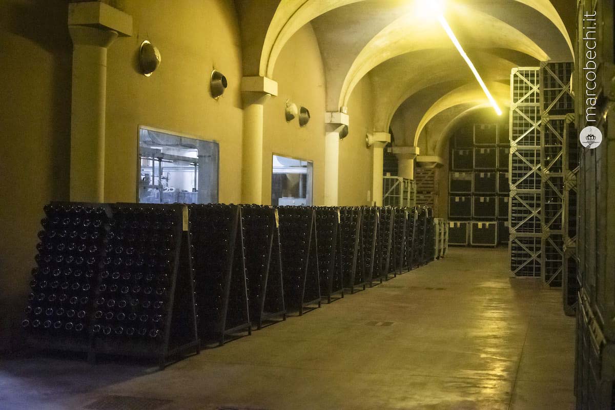 Gli ampi locali interni dell'ex fornace