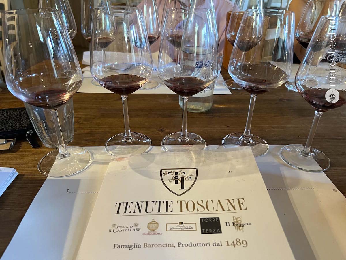 La degustazione dei vini
