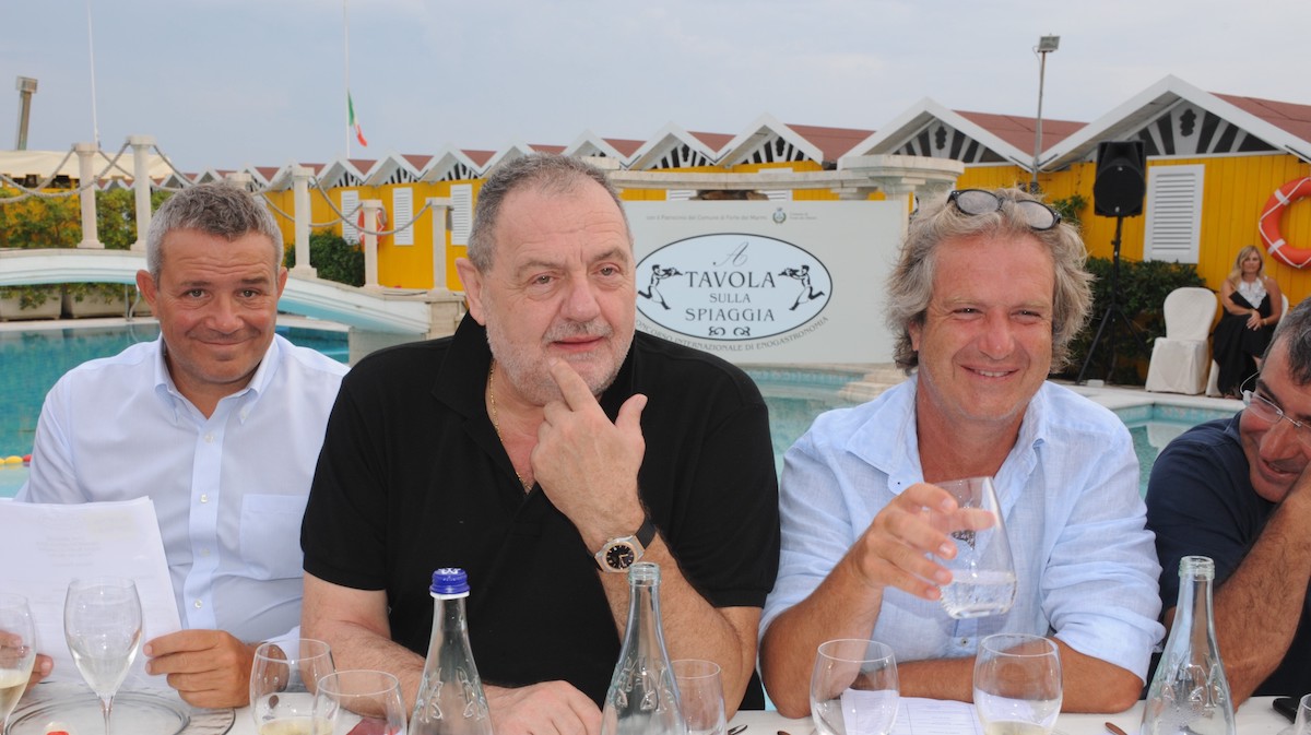 Marco Caprai, Gianfranco Vissani e Bibi Graetz