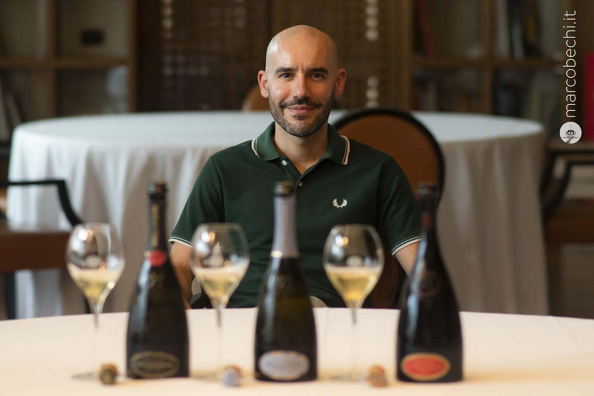 Francesco Pedrali fa parte del team enologico composto da 4 persone a cui sovrintende Francesca Moretti