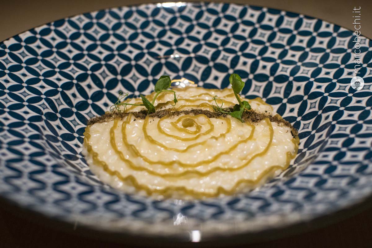 Risotto, Aglione, Zenzero, Capperi