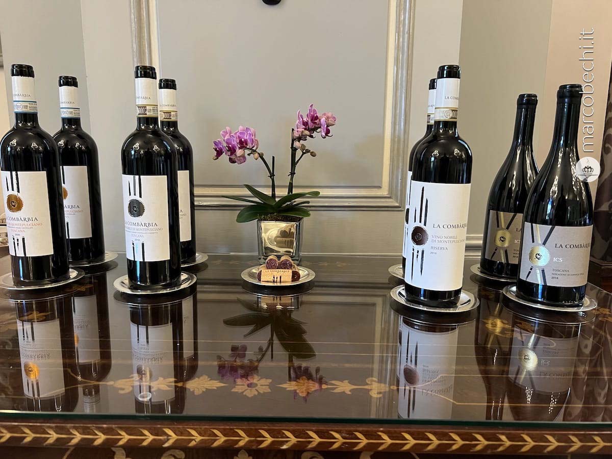 I vini in degustazione de La Combàrbia