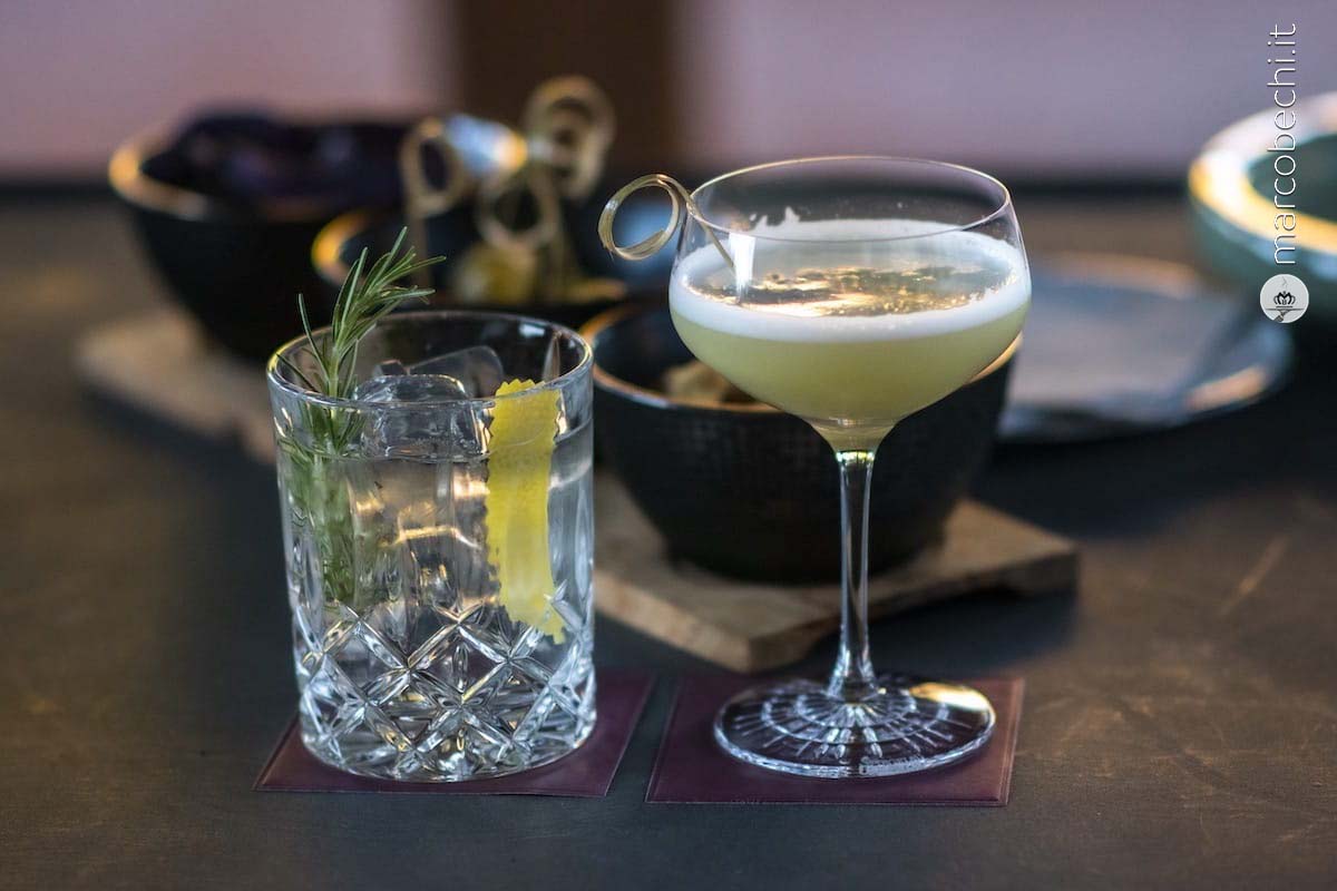 Gli aperitivi signature del bar del Ristorante Il Poggio Rosso