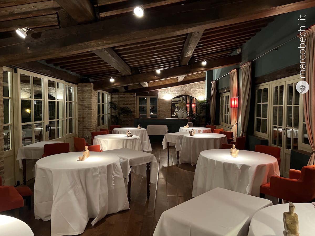 La sala de Il Poggio Rosso