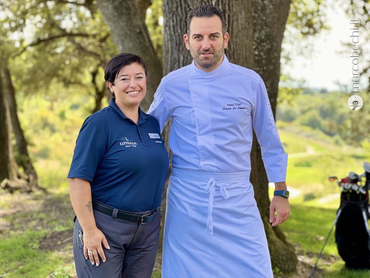 La Restaurant Manager Stefania Giglio Lo Chef Davide De Simone