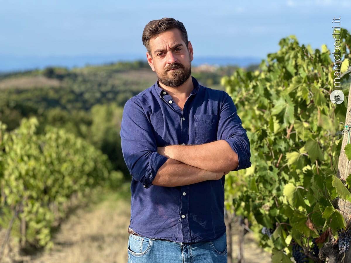 Diego Mugnaini Direttore dell'Azienda Agricola di Castelfalfi