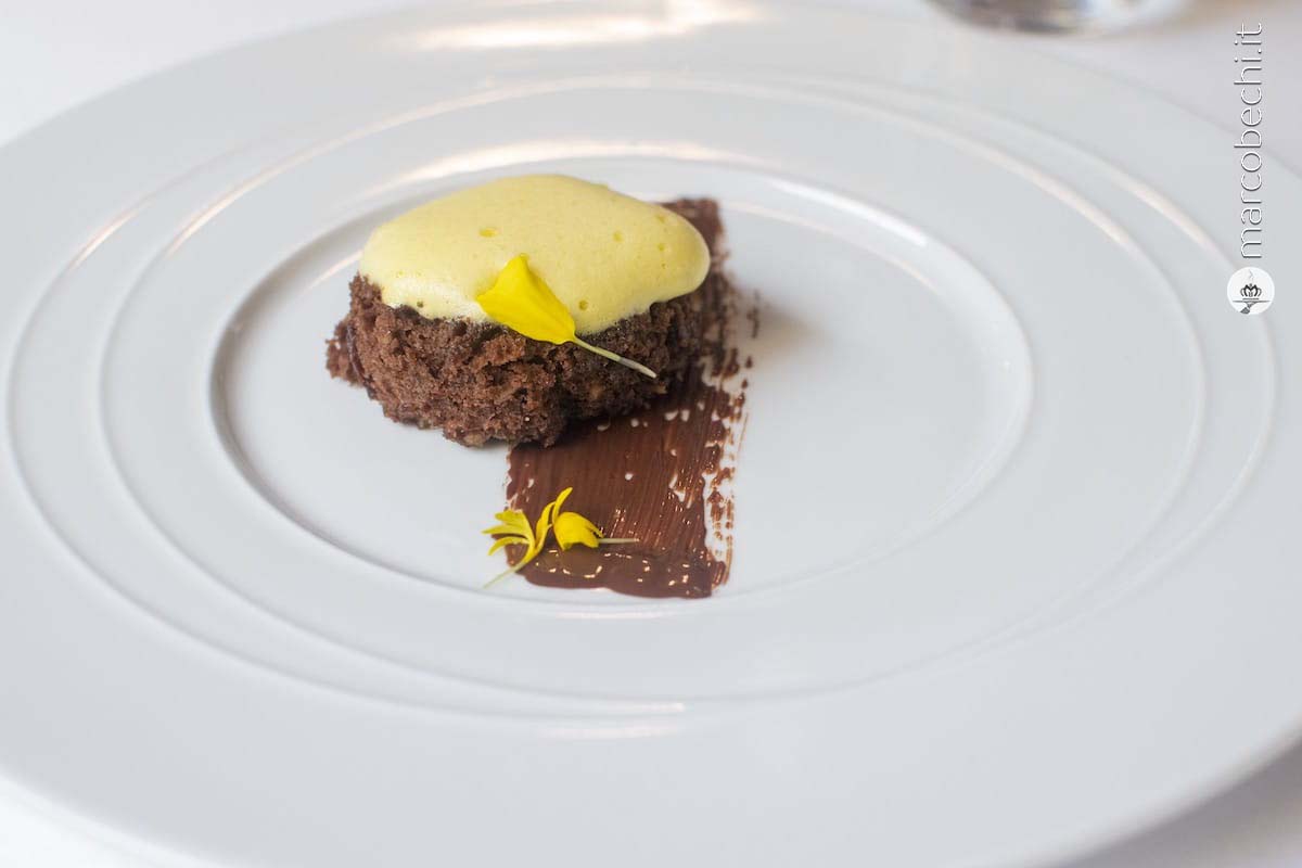 Brownie alla birra e fava tonka