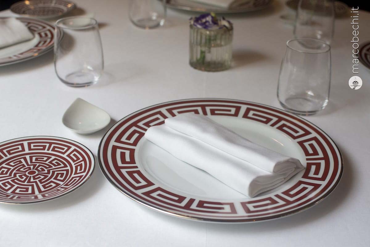La tavola del Regency Le Jardin Restaurant