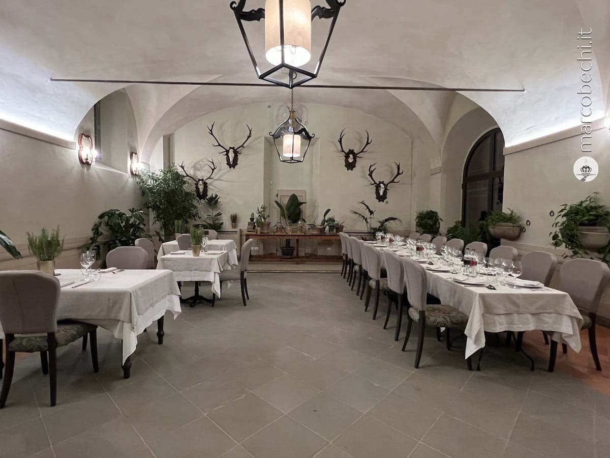 Una delle sale banchetti a Torre a Cona