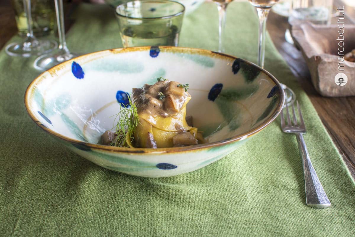 Il tagliolino ai funghi di Borgo