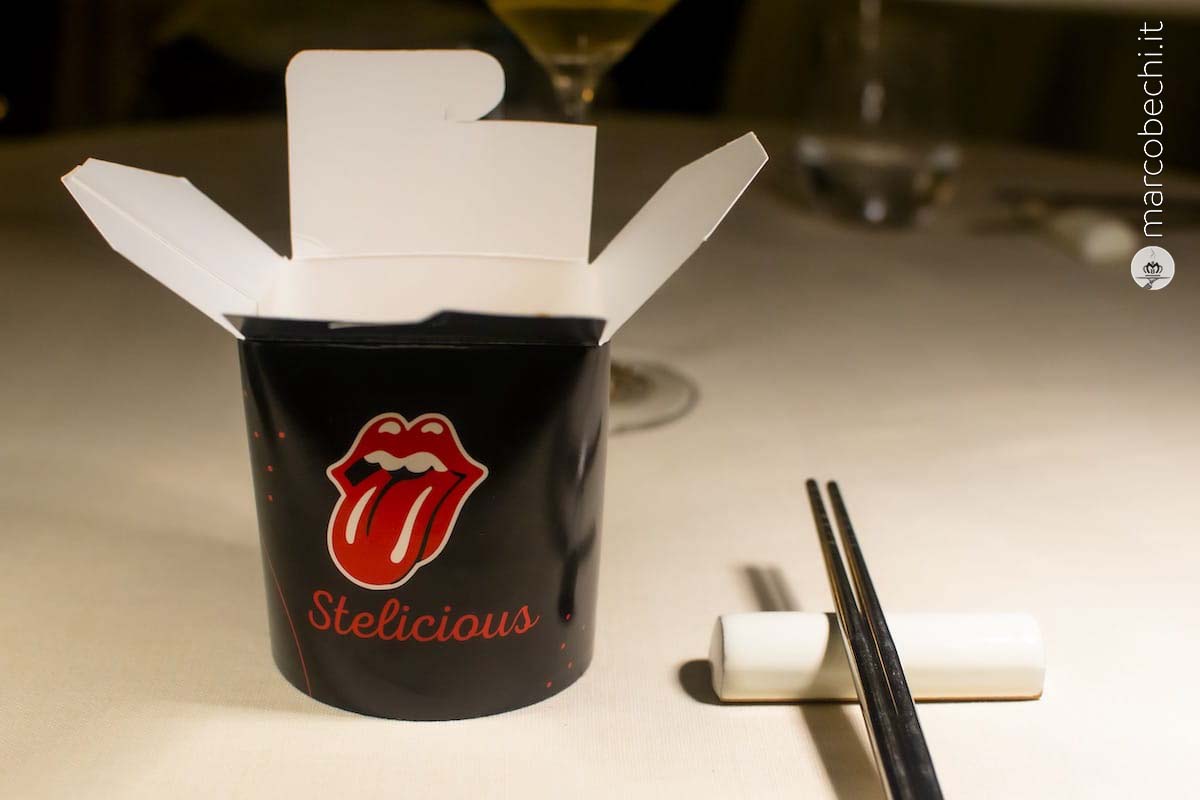The Rolling Stones - Part 1 - Stelicious with Sticky FingersPasta di fagioli, rigatino di Cinta Senese croccante, crema di fagioli all'uccelletto