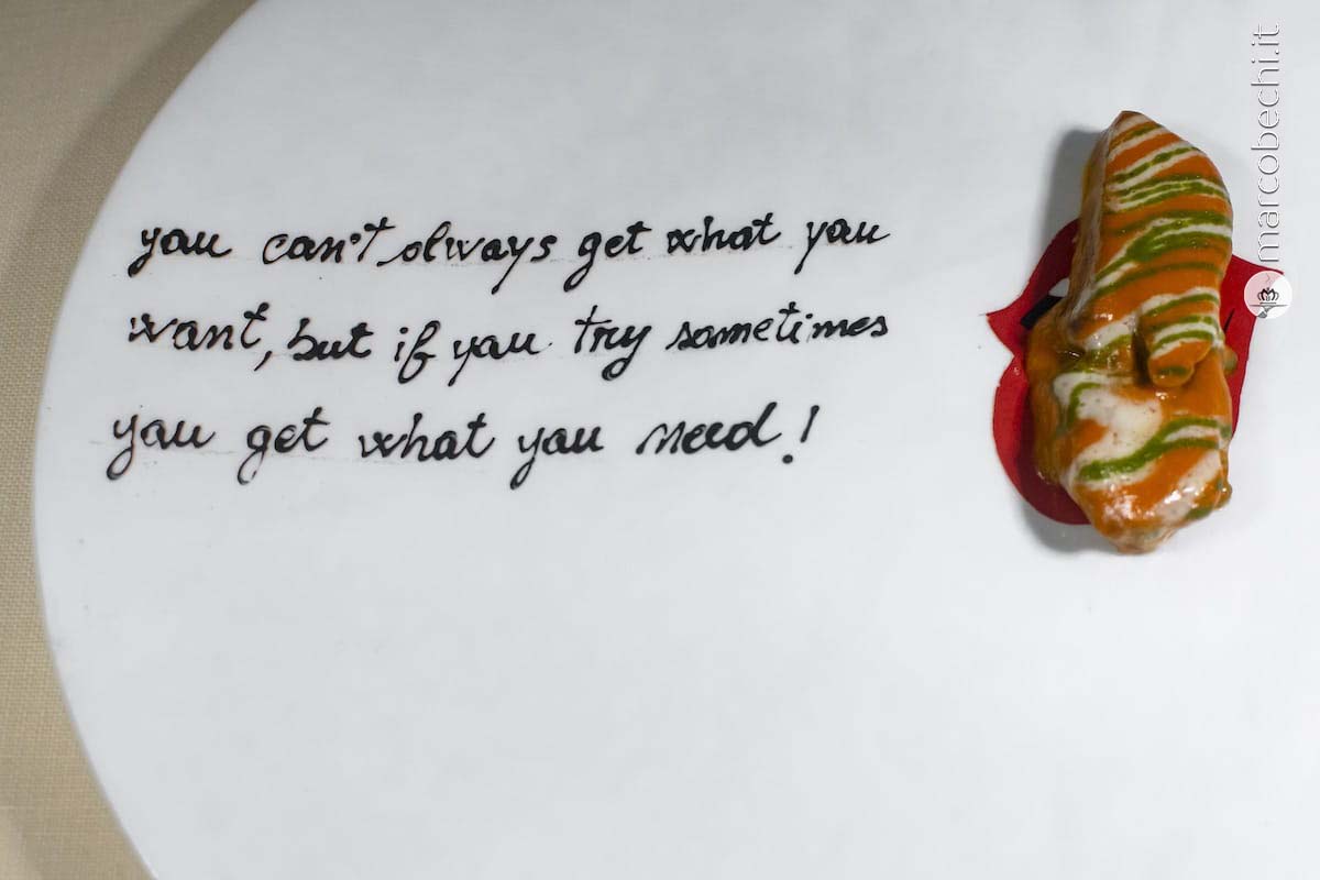 The Rolling stones - Part 2 - You can't always get what you want - Lingua di Chianina IGP selezione Simone Fracassi, salsa verde bruciata, kas sto tigani, yogurt greco
