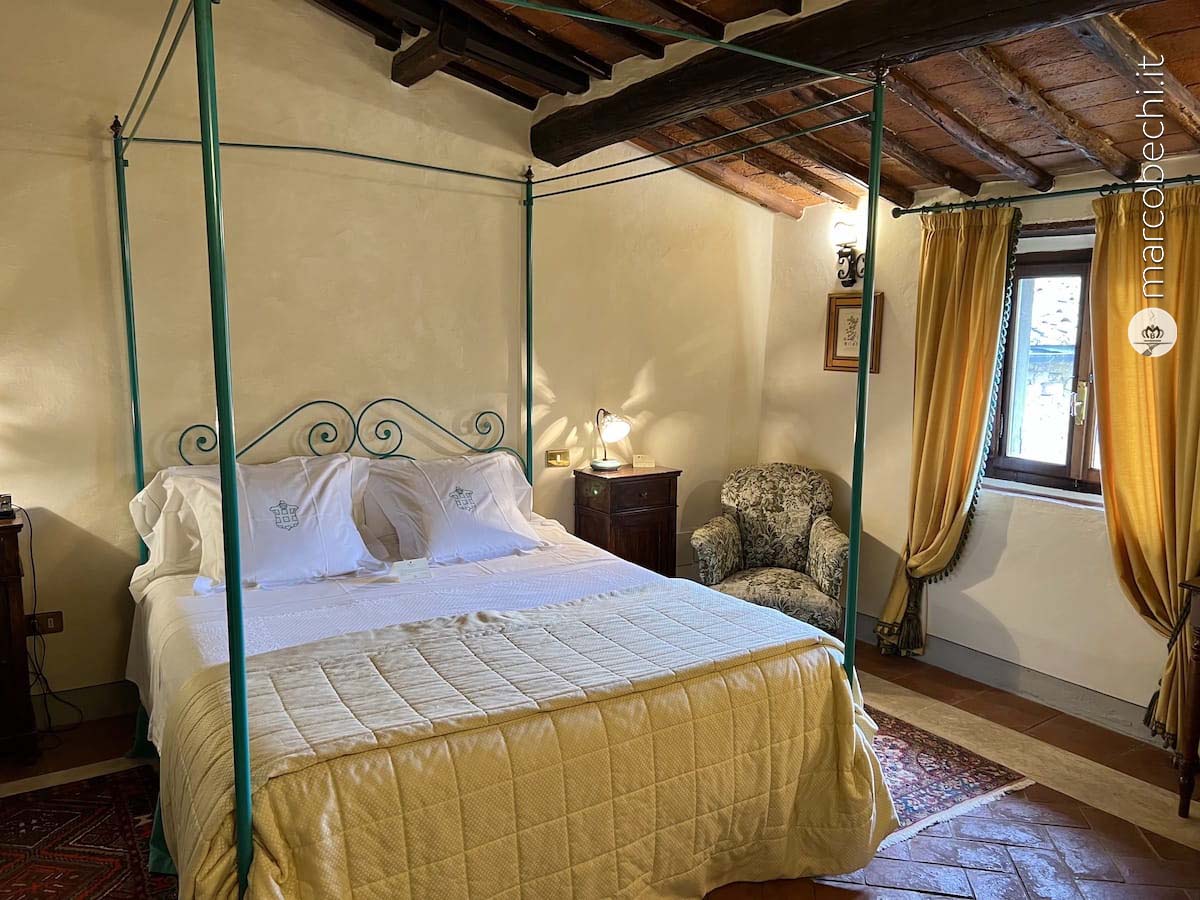 Una delle Suite del Castello di Spaltenna