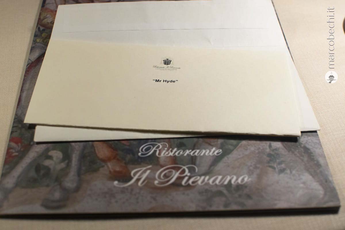 il menù de Il Pievano