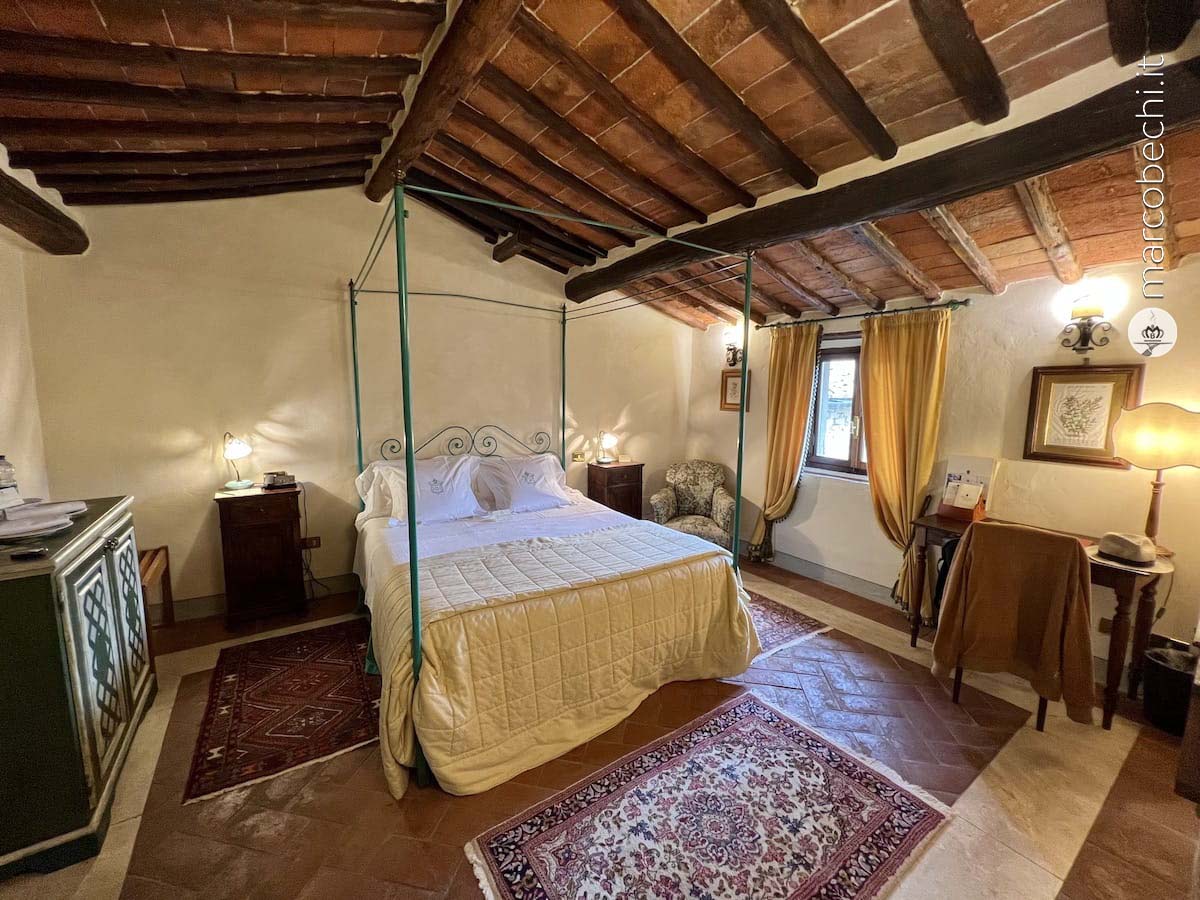 Una delle Suite del Castello di Spaltenna