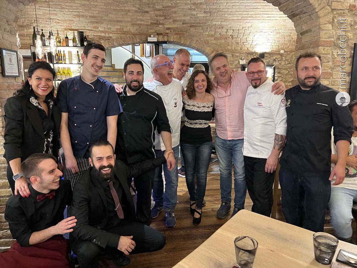 Lo staff de Il Ceppo Toscano e i protagonisti della serata