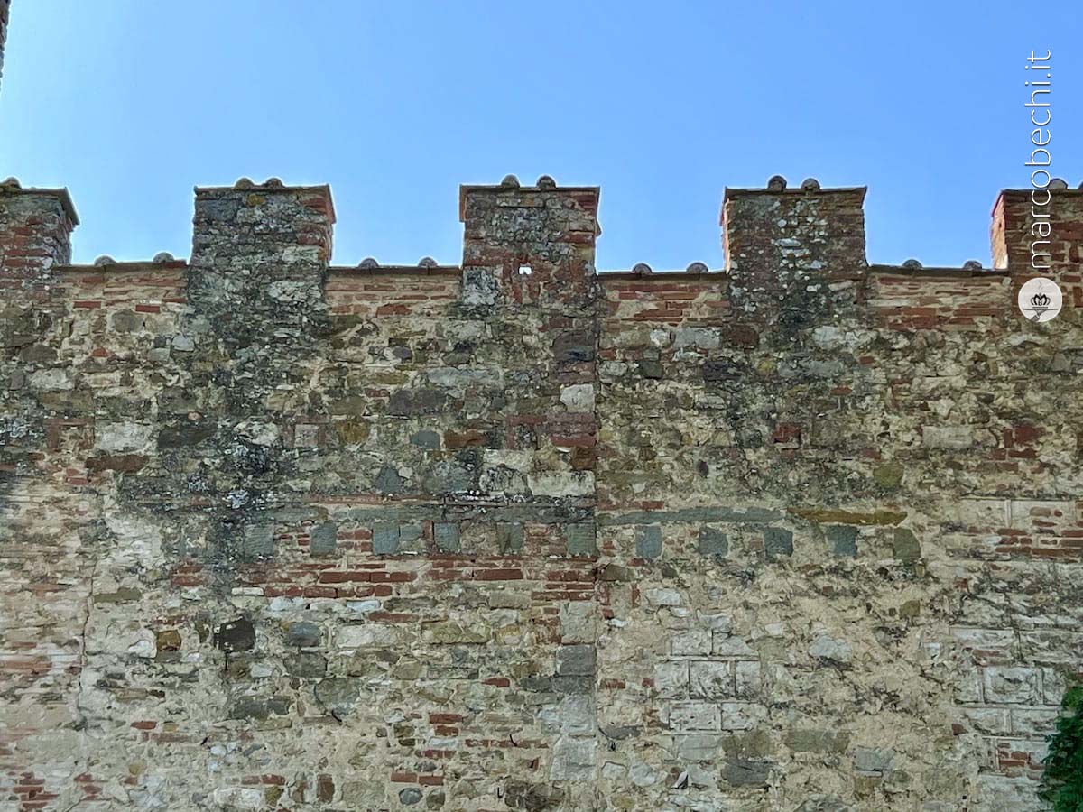 I merli caratteristici dell'epoca