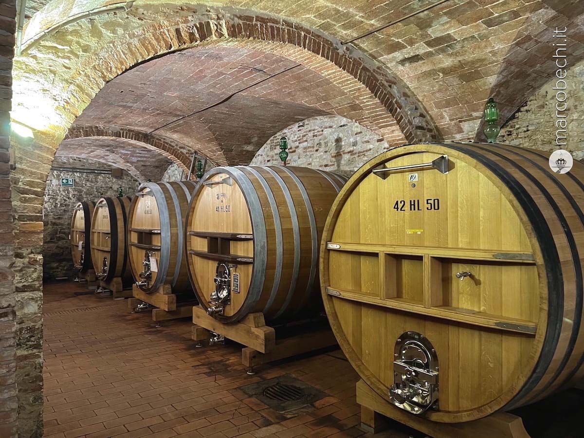 La cantina storica del Castello di Gabbiano