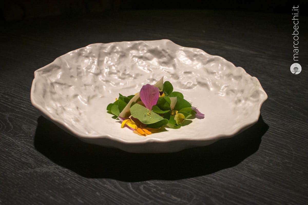 La Ricotta salata macerata nel caramello salato