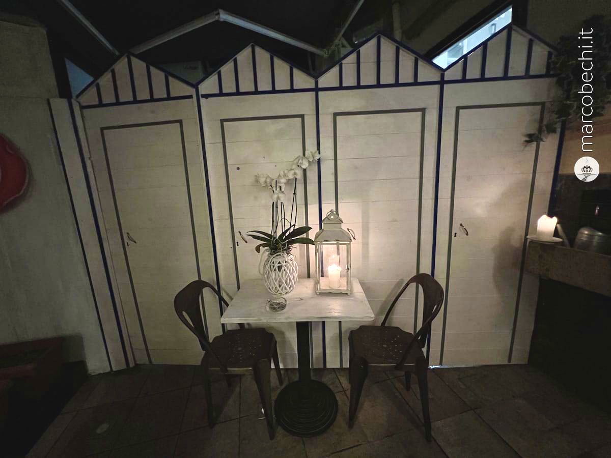 Le cabine stile Forte dei Marmi