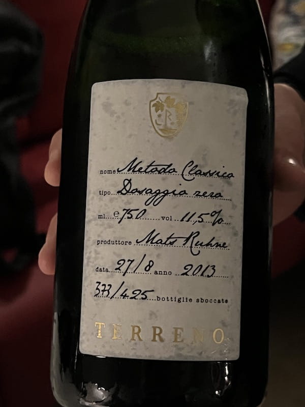 Terreno Metodo Classico Millesimato 2013