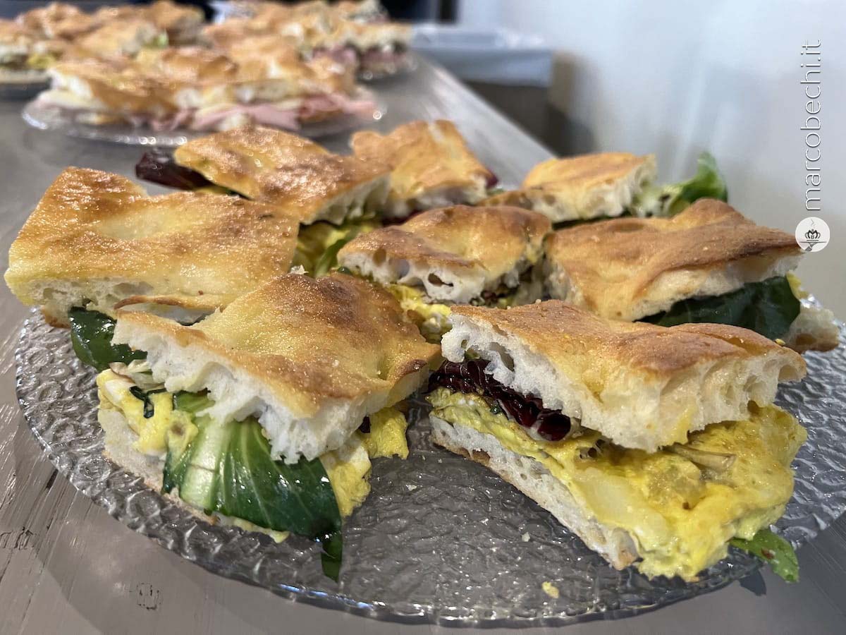 La schiacciata con la frittatina