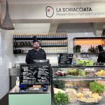 La schiacciata Firenze di Massimiliano Parri con Luisanna Messeri al Mercato Centrale