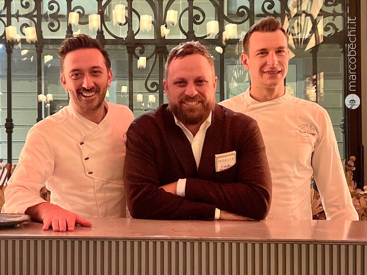 Giulio Picchi e gli Chef Oscar Severini e Gabriele Avanzi
