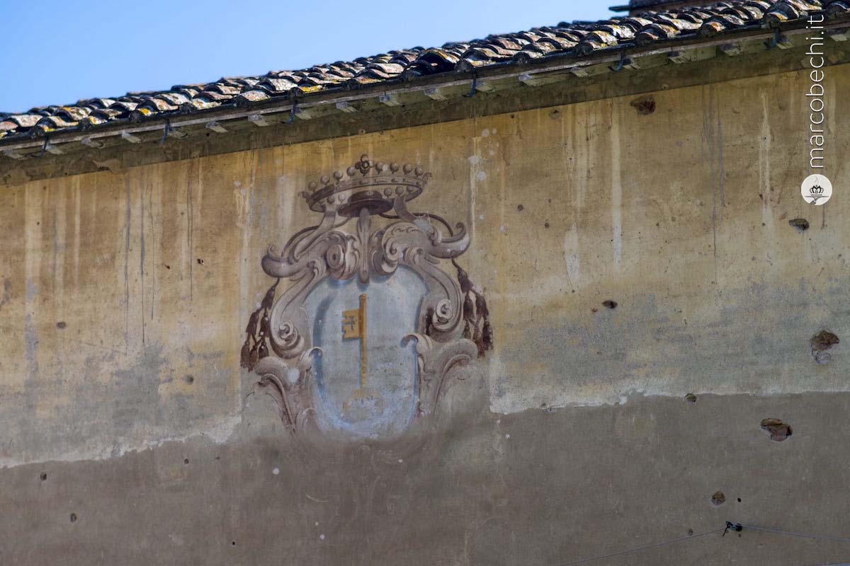 Lo stemma di Villa Saletta