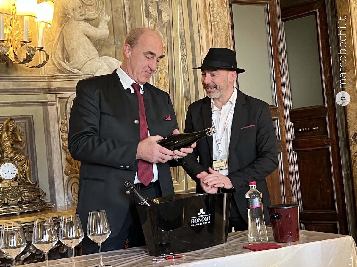 Helmuth Köcher con l'importatore