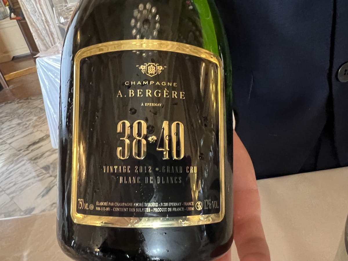 Champagne Bergere Blanc de Blanc 38 -40