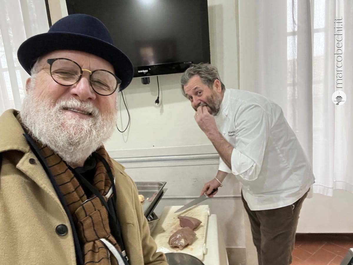 Un selfie rubato con il Tomei nell'atto di preparare le sue delizie