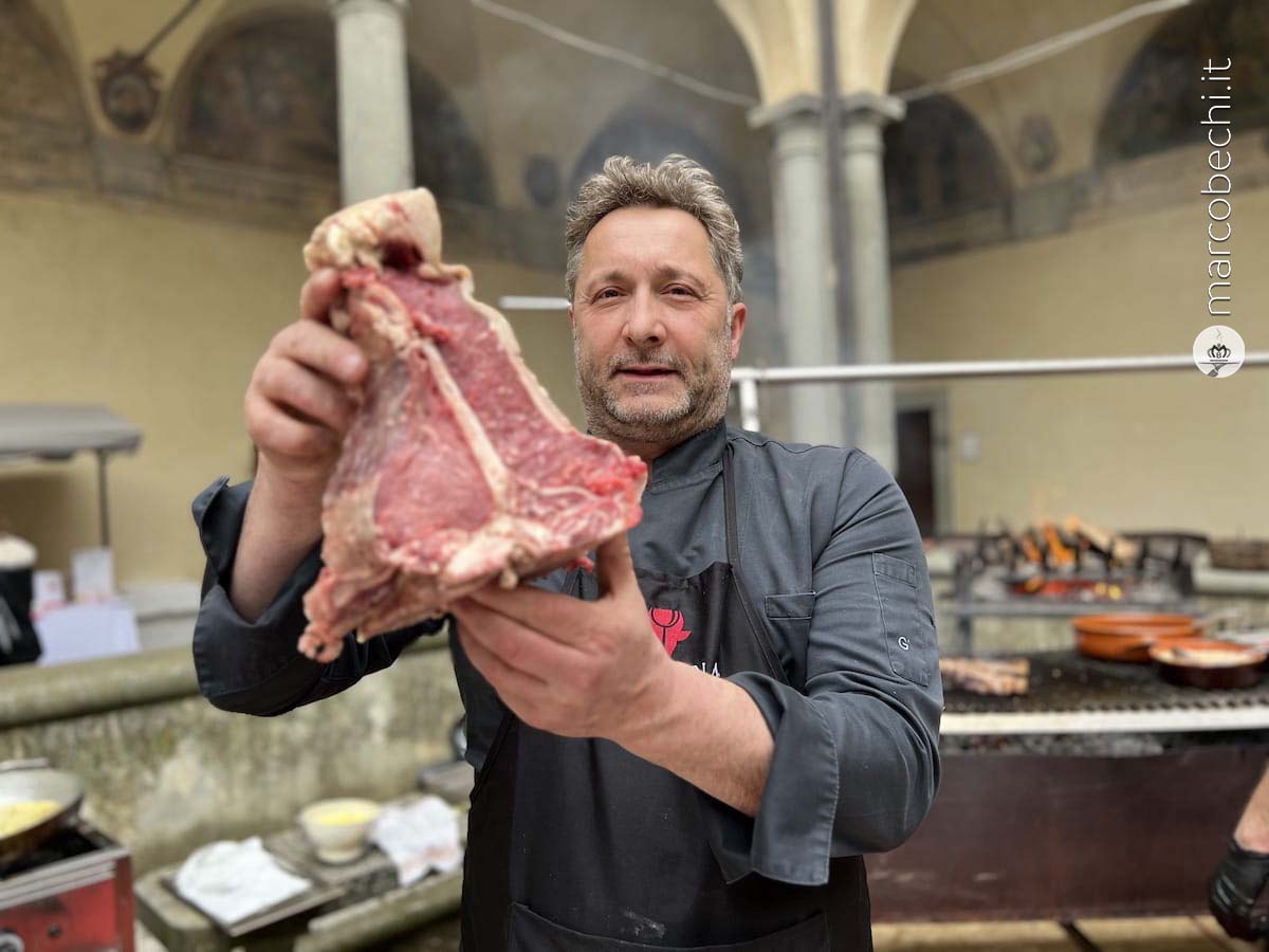 Vittorio Camorri e la chianina