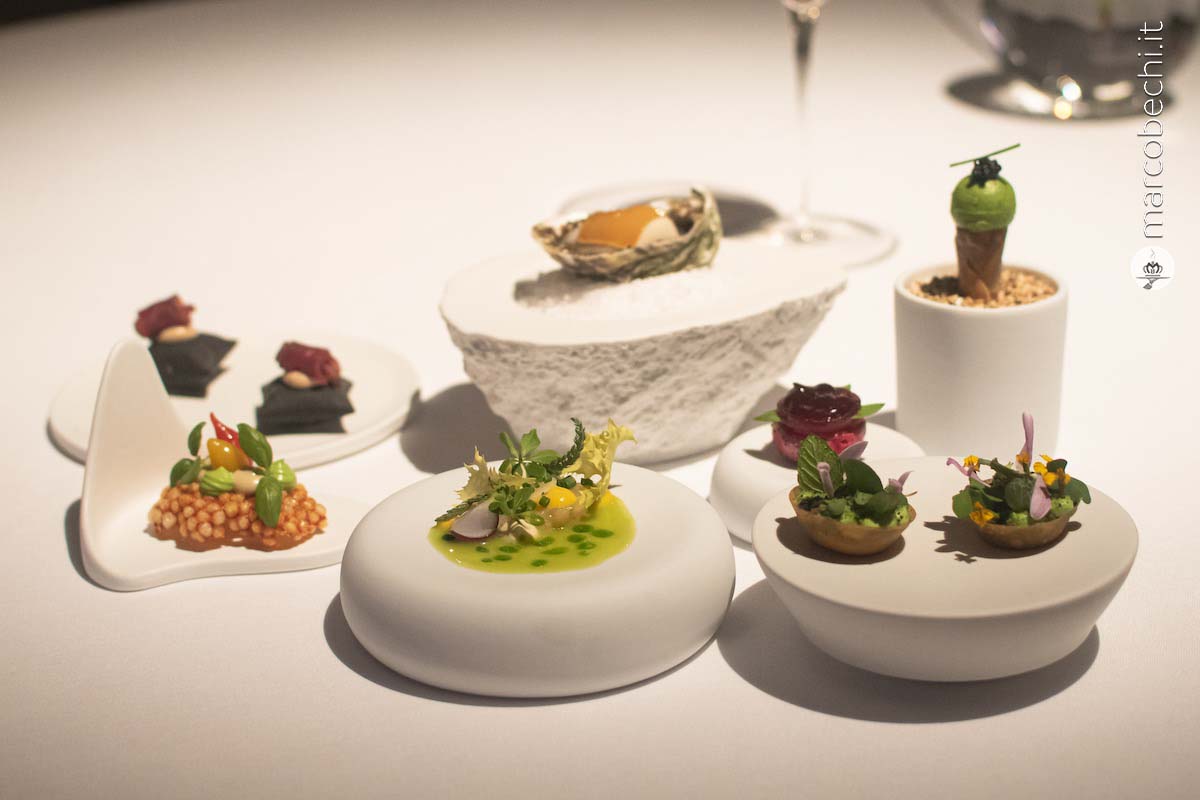 Amuse-bouche, ristorante Inkiostro