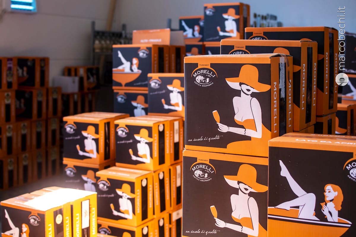 Il magazzino di Liquori Morelli