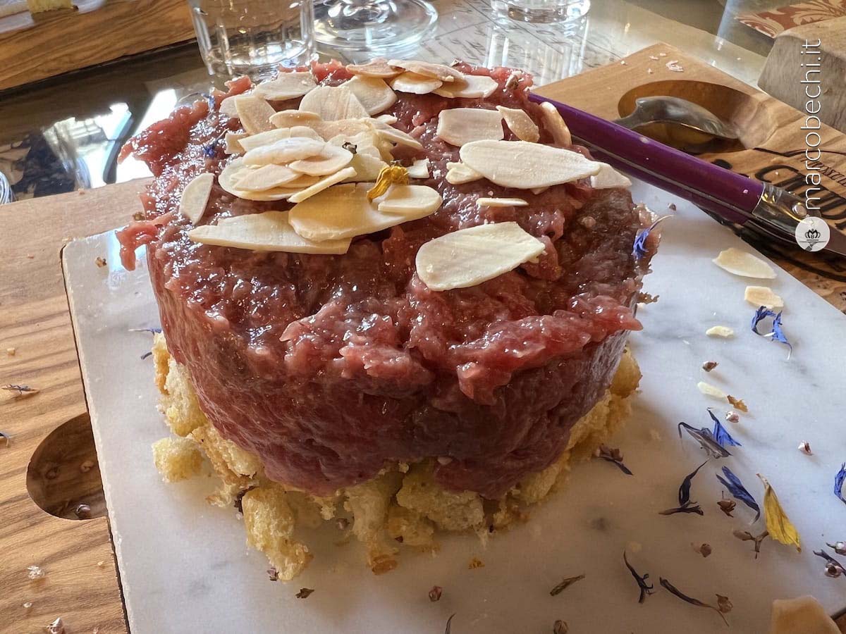 Crudi & Bollicine una delle tartare