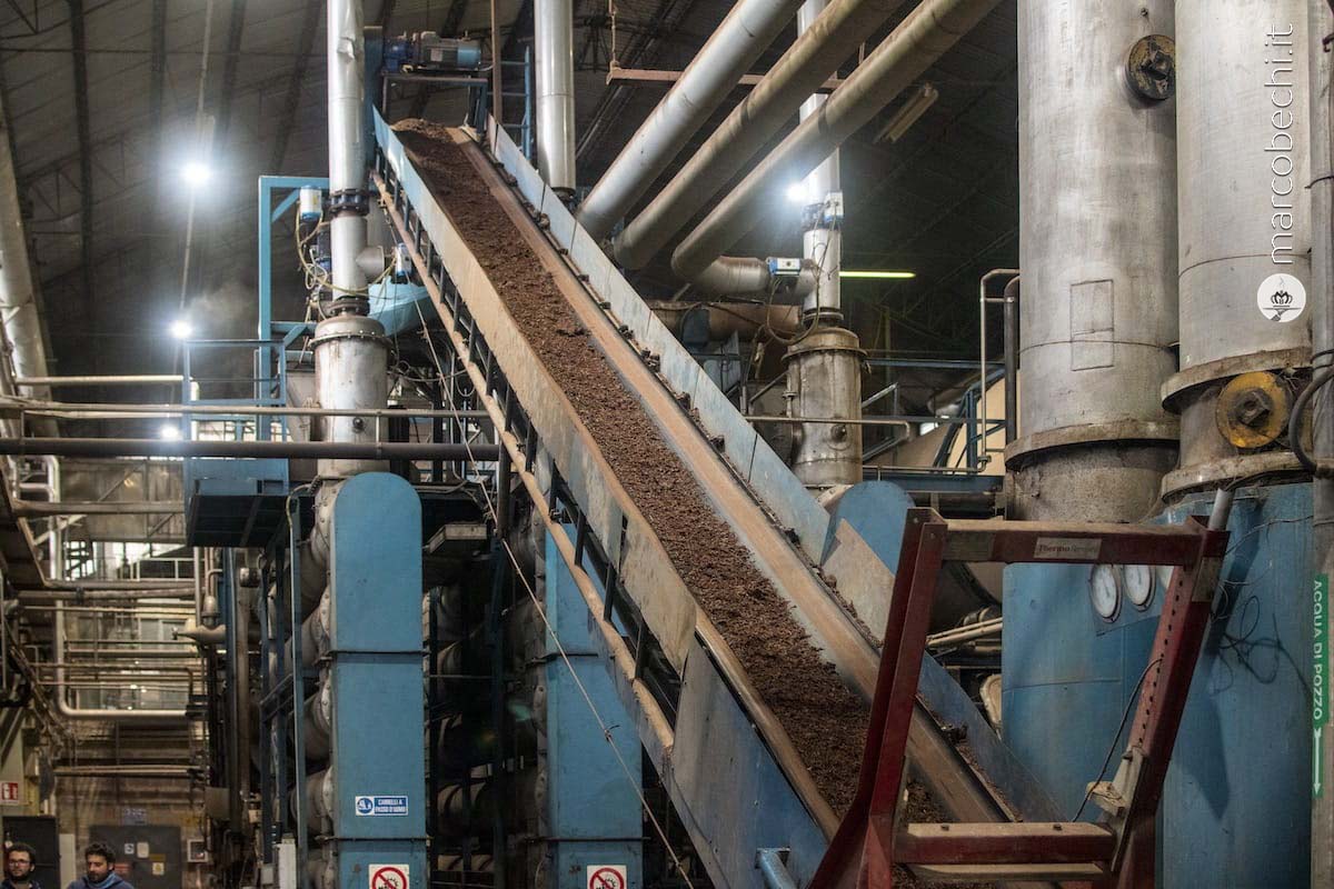 Il cuore della distilleria Deta