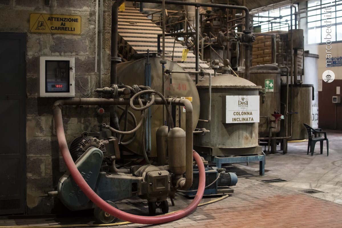 Il fascino dell'antica distilleria